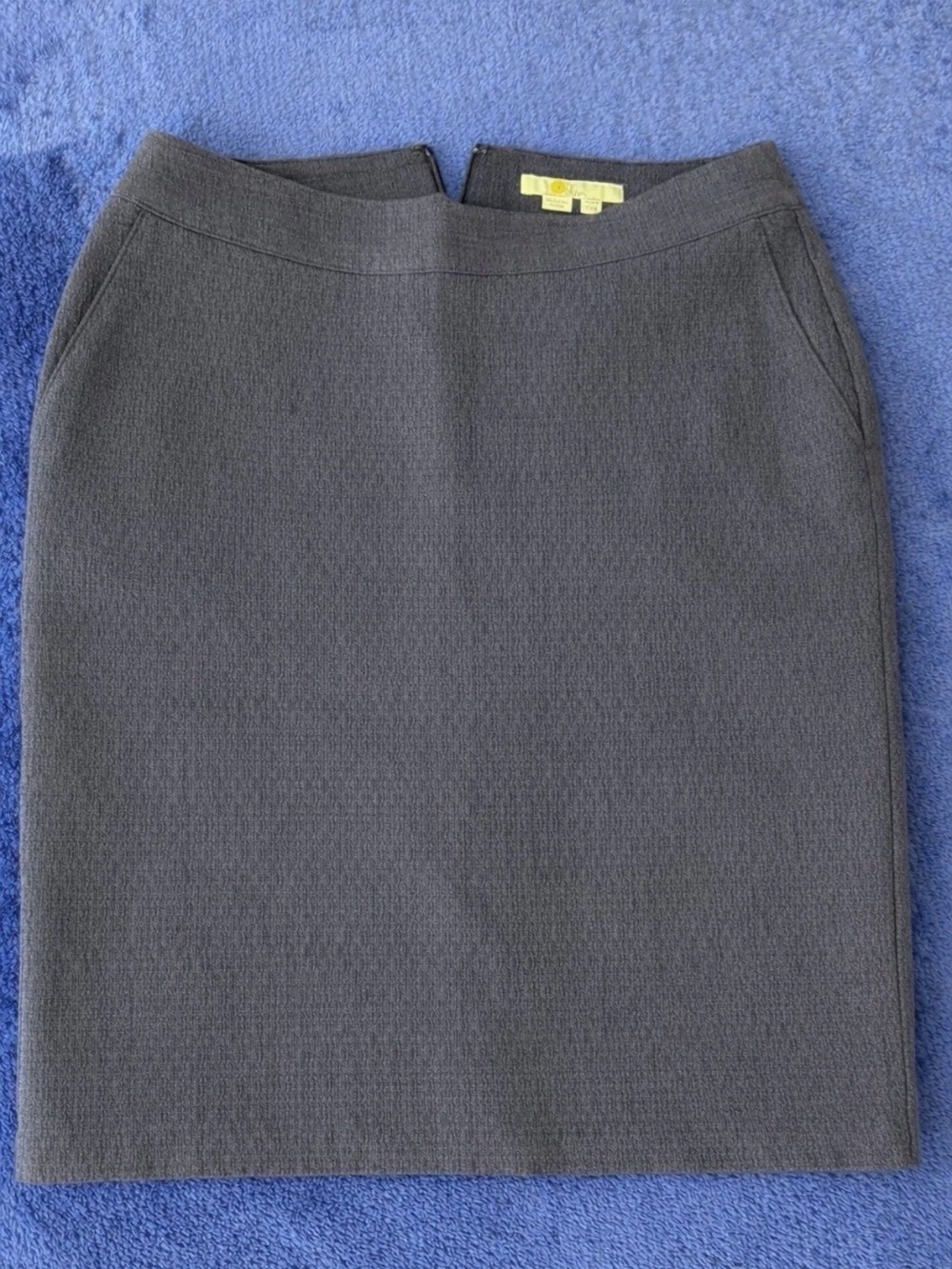 Boden Navy Pencil Skirt